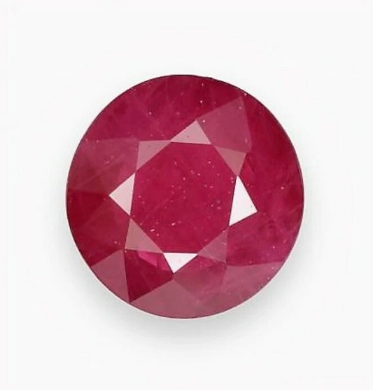 RUBY ROUND CUT PINKISH RED PAKISTAN 11mm 4 CT NATURAL GEM GENUINE FACETED gift