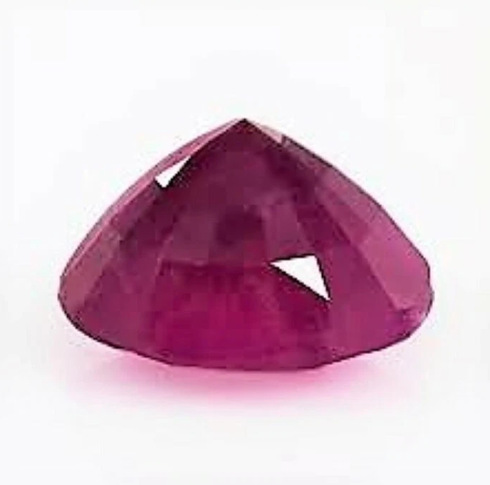 RUBY ROUND CUT PINKISH RED PAKISTAN 11mm 4 CT NATURAL GEM GENUINE FACETED gift