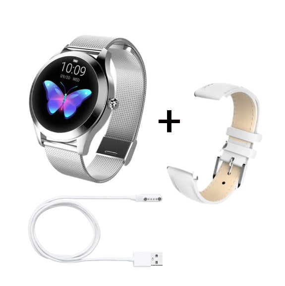 Women's Heart Rate Monitoring Smartwatch Timepiece Athletes and Health Conscious People