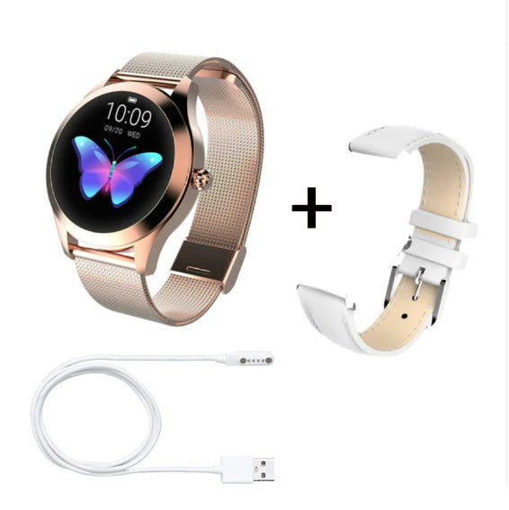 Women's Heart Rate Monitoring Smartwatch Timepiece Athletes and Health Conscious People
