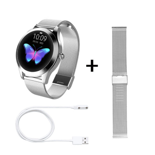 Women's Heart Rate Monitoring Smartwatch Timepiece Athletes and Health Conscious People