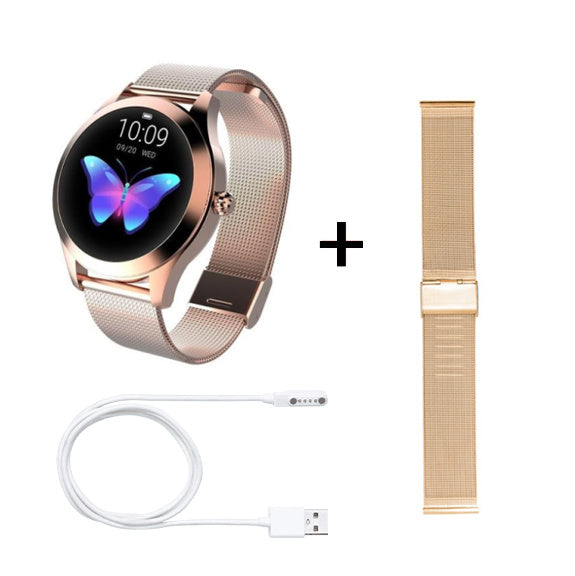 Women's Heart Rate Monitoring Smartwatch Timepiece Athletes and Health Conscious People