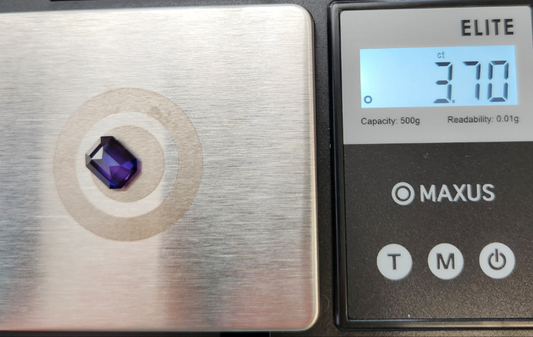 Ships from the USA Lab Created Alexandrite Purple 12 x 10 Gemstone very beautiful 3.70 .ct weight