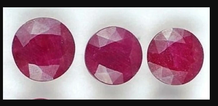 RUBY ROUND CUT PINKISH RED PAKISTAN 11mm 4 CT NATURAL GEM GENUINE FACETED gift