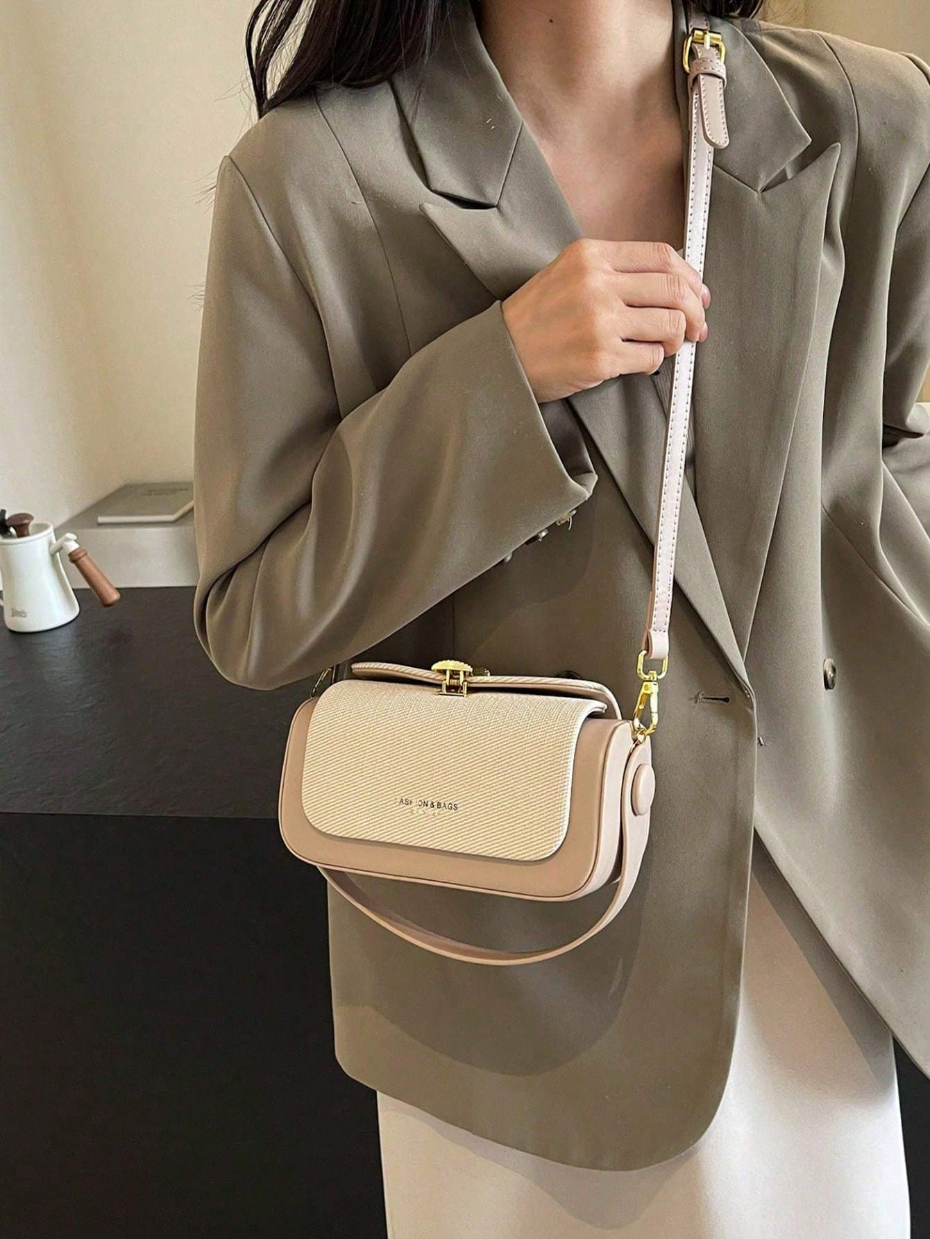 Ships from the United State of America-  Handbag With Top Handle, Elegant & Simple Design, Large Capacity, Bag For Elite Wealthy Women - Goldz.vip