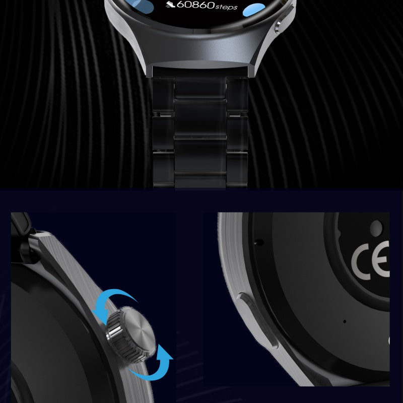 Businessman Smartwatch Answer Calls Heart Rate Monitor Waterproof