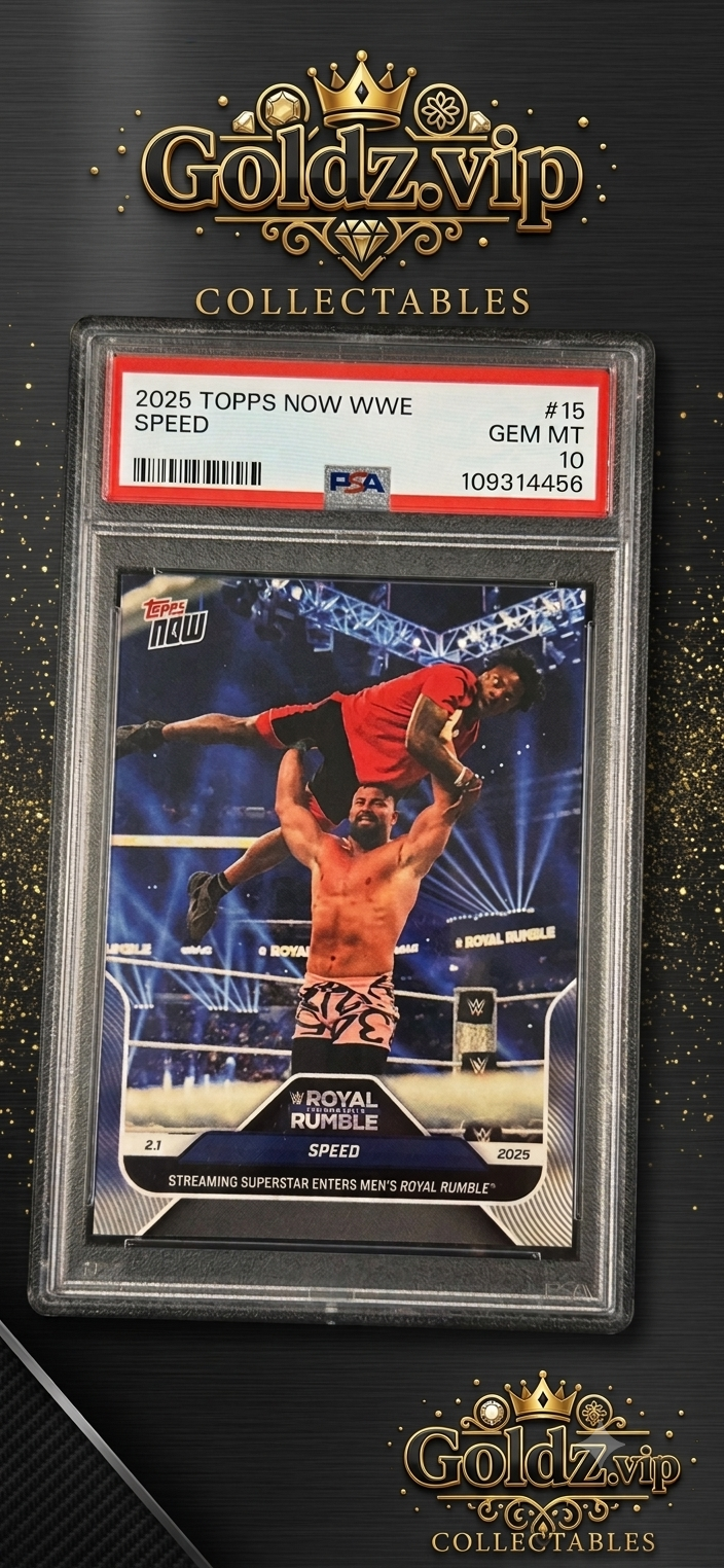 PSA 10 Speed ishowspeed WWE Royal Rumble