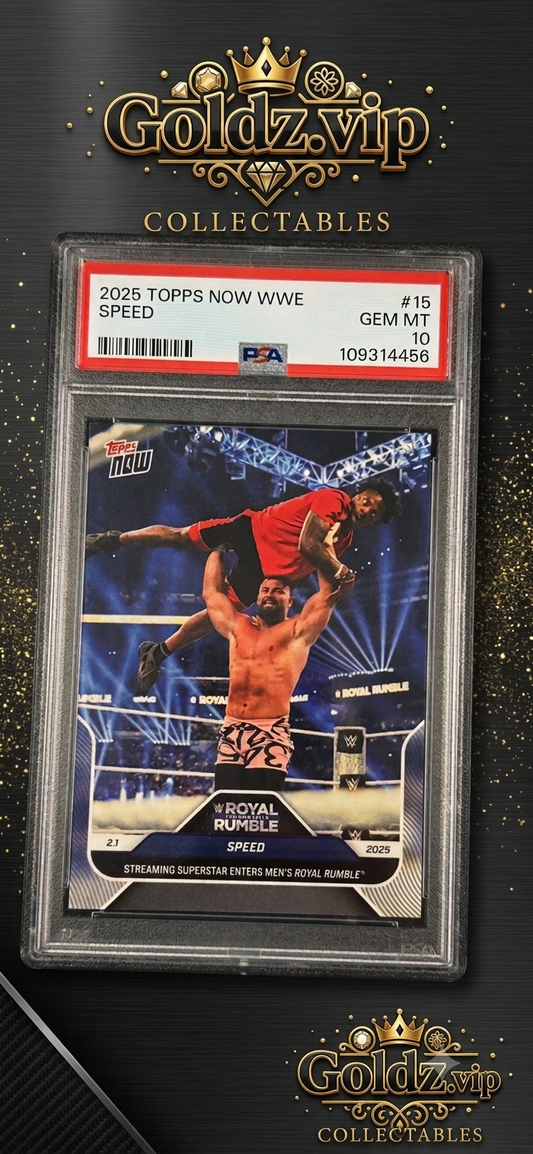 PSA 10 Speed ishowspeed WWE Royal Rumble