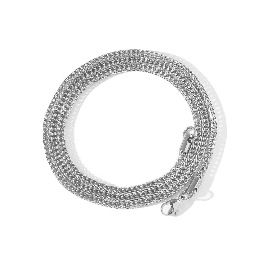 Stainless Steel Chain  Necklace For Men And Women Vacuum Electroplating