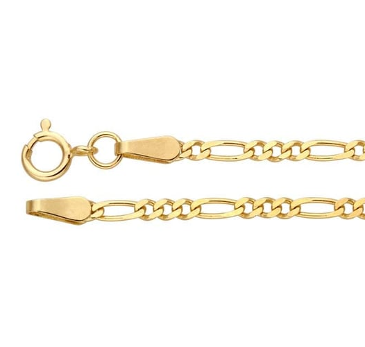 Diamond-Cut Figaro Chain Rio