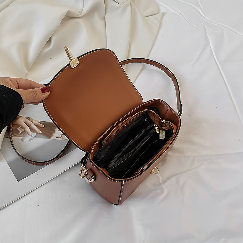 Ships from the USA - No import Fees - Shoulder Bag, Large Capacity, Comfortable And Versatile, Small Square Bag - Wealth Status Handbag - Crossbody Bag - Goldz.vip