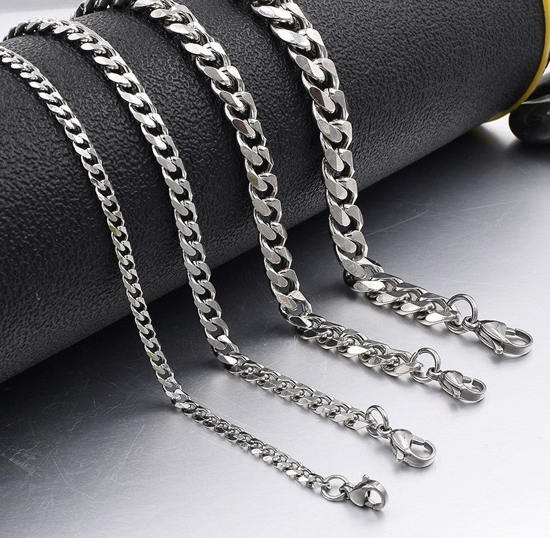 Stainless steel Necklace Cuban Chain