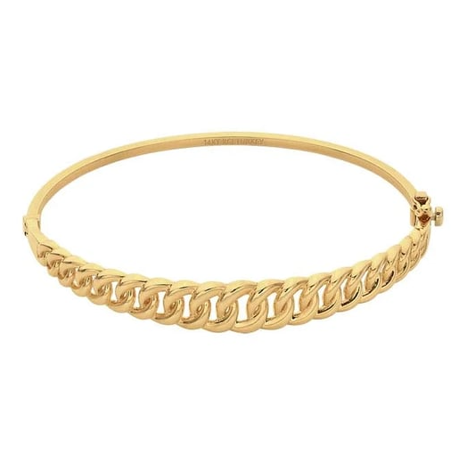 14K Yellow Gold Curb Chain Bracelet. RIO