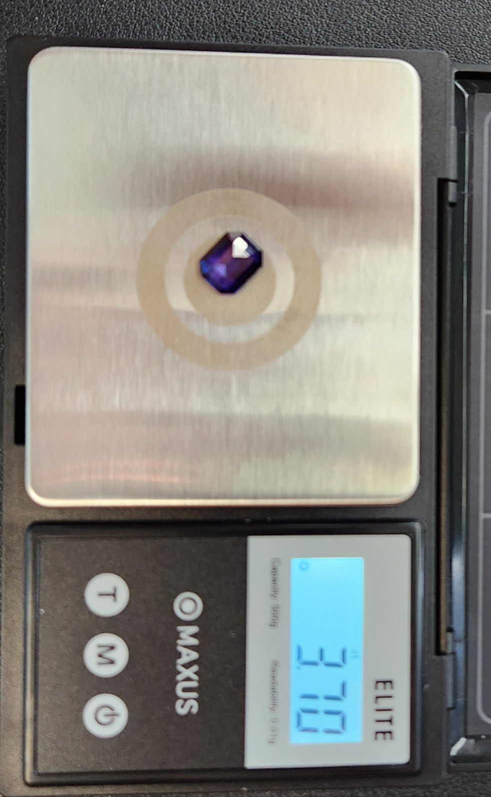 Ships from the USA Lab Created Alexandrite Purple 12 x 10 Gemstone very beautiful 3.70 .ct weight