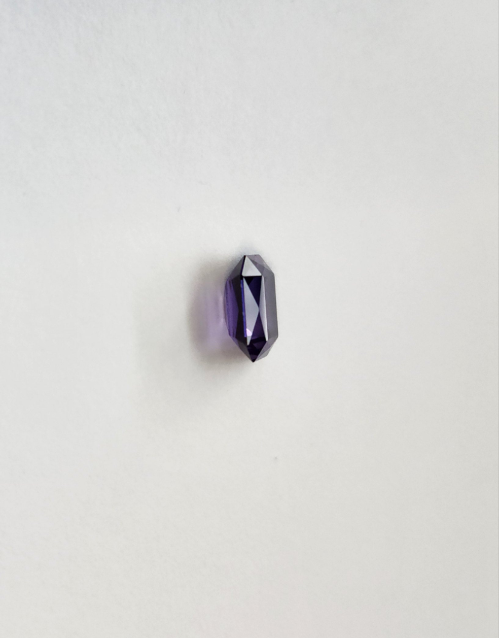 Ships from the USA Lab Created Alexandrite Purple 12 x 10 Gemstone very beautiful 3.70 .ct weight