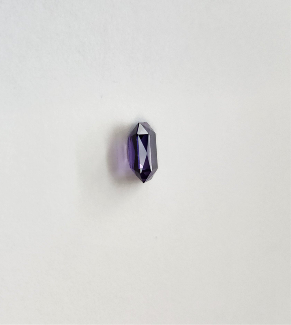 Ships from the USA Lab Created Alexandrite Purple 12 x 10 Gemstone very beautiful 3.70 .ct weight
