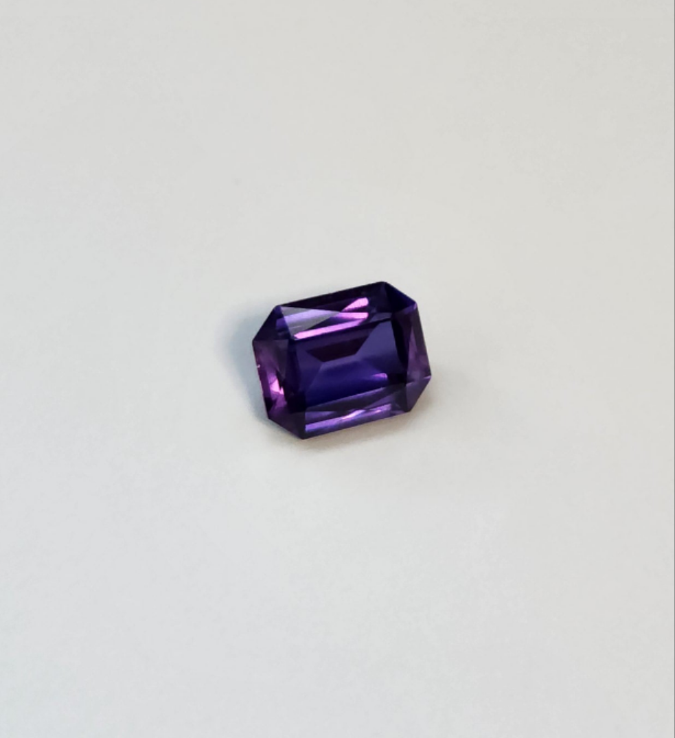 Ships from the USA Lab Created Alexandrite Purple 12 x 10 Gemstone very beautiful 3.70 .ct weight