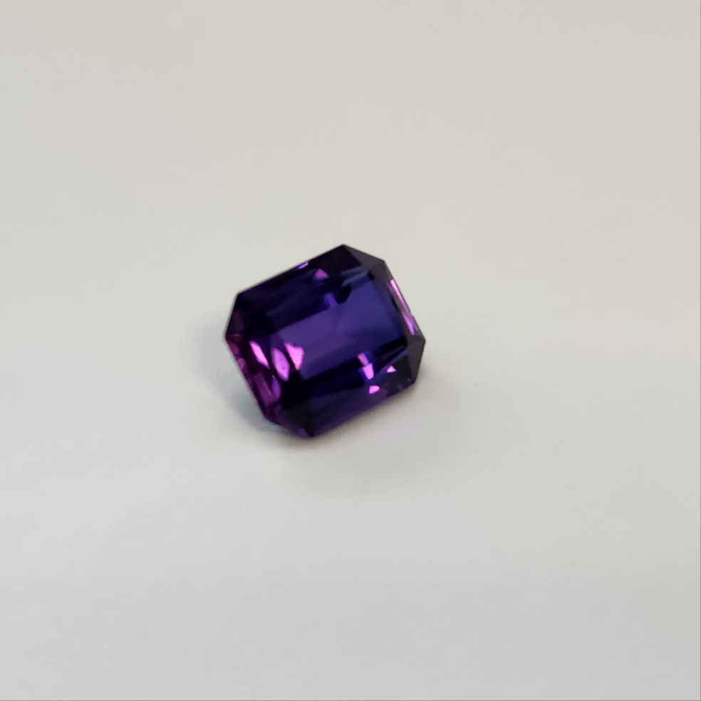 Ships from the USA Lab Created Alexandrite Purple 12 x 10 Gemstone very beautiful 3.70 .ct weight