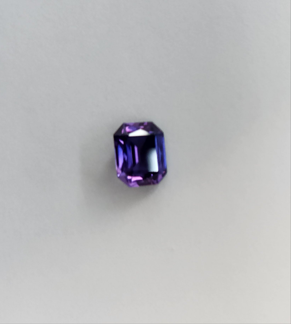 Ships from the USA Lab Created Alexandrite Purple 12 x 10 Gemstone very beautiful 3.70 .ct weight