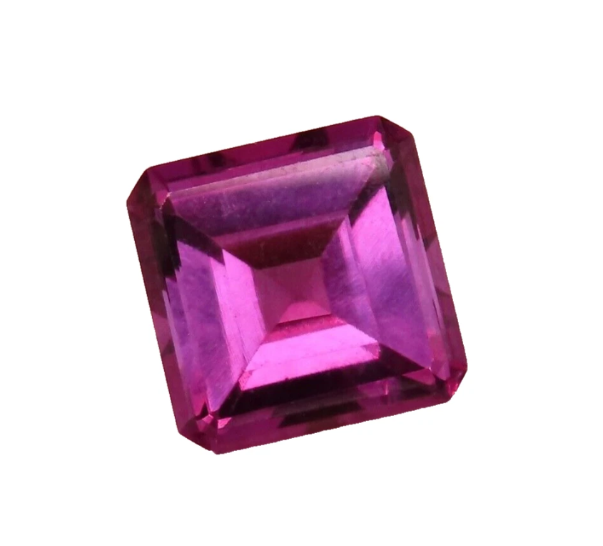 Ships from The United States - Gem Lab Created Russian Alexandrite Emerald Cut 10 CT. Loose Gemstone - Goldz.vip