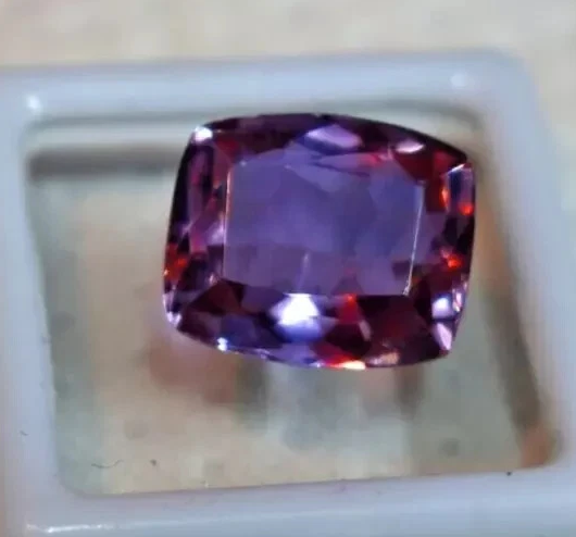 Natural Alexandrite 11 CT Loose Gemstone Cushion Cut Multi Colors Certified