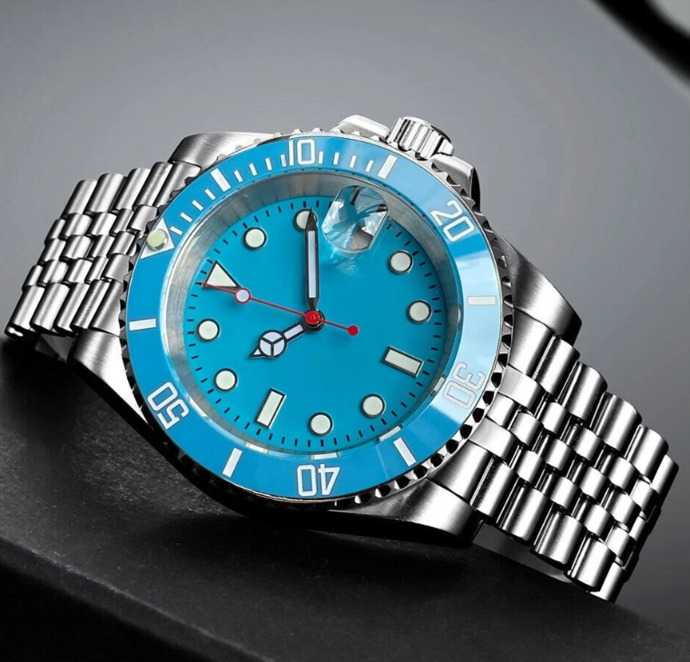 40mm Sub-mariner Blue Dial Ceramic Sapphire Glass NH35A Automatic Mens Clone Wristwatch
