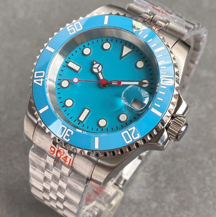 40mm Sub-mariner Blue Dial Ceramic Sapphire Glass NH35A Automatic Mens Clone Wristwatch