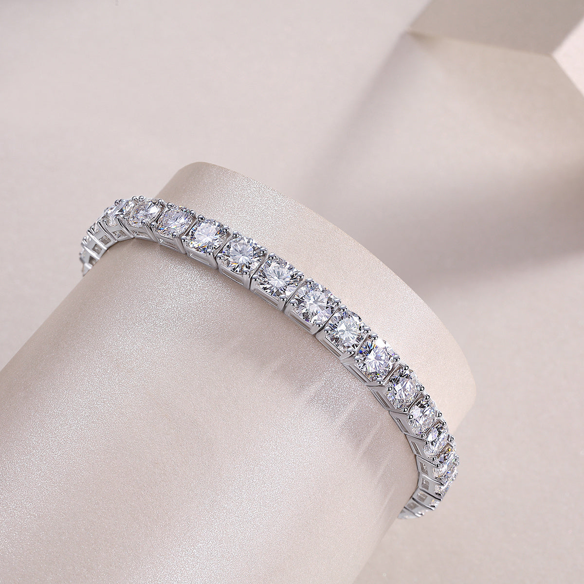 Goldz.vip Luxury Fashion Moissanite Diamond Silver Bracelet