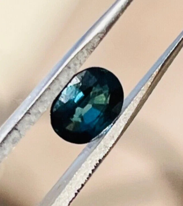 Small Green Sapphire from Bang Ka Cha Chanthaburi Thailand Real / Authentic