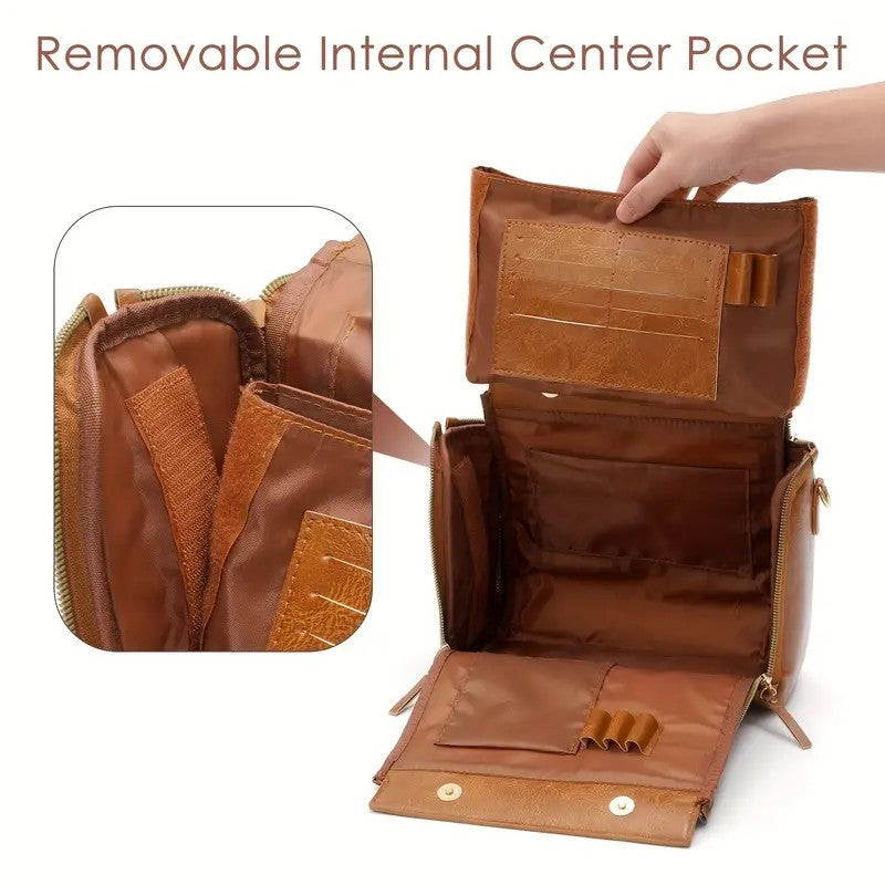 Ships from the United States of America - Women's Multifunctional Leather Shoulder Bag Handbag - Goldz.vip