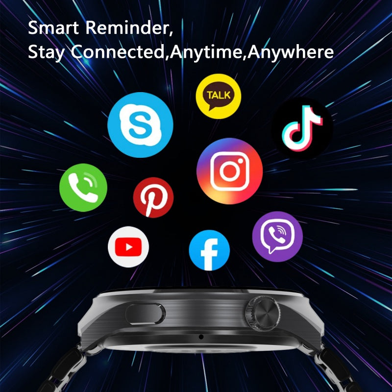Businessman Smartwatch Answer Calls Heart Rate Monitor Waterproof