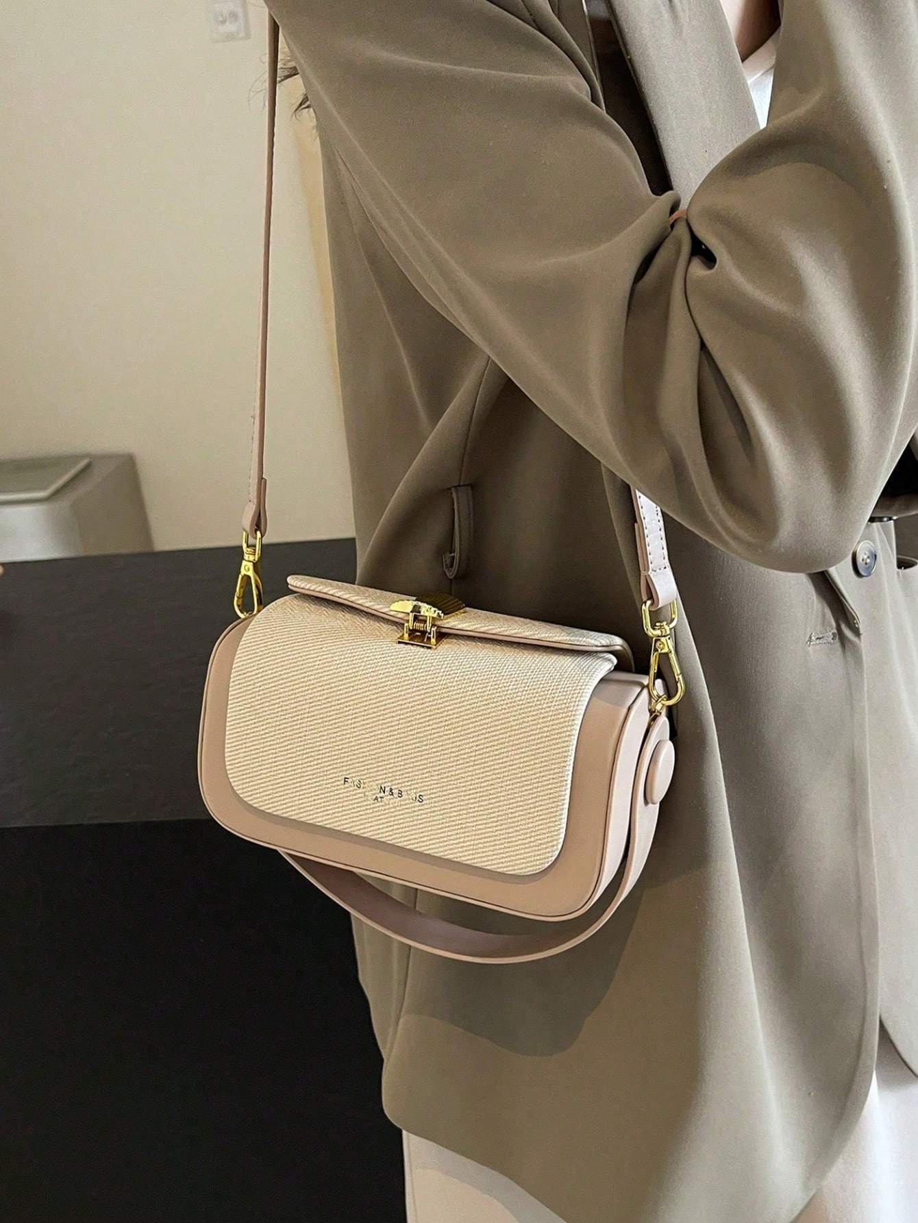 Ships from the United State of America-  Handbag With Top Handle, Elegant & Simple Design, Large Capacity, Bag For Elite Wealthy Women - Goldz.vip