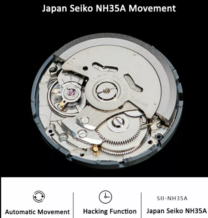 40mm Sub-mariner Wristwatch Black Dial Sapphire Glass NH35A Automatic Clone