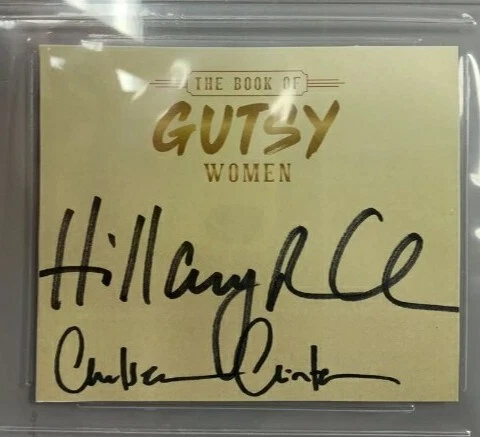 Hillary Clinton AND Chelsea Autograph BECKETT AUTHENTICATED