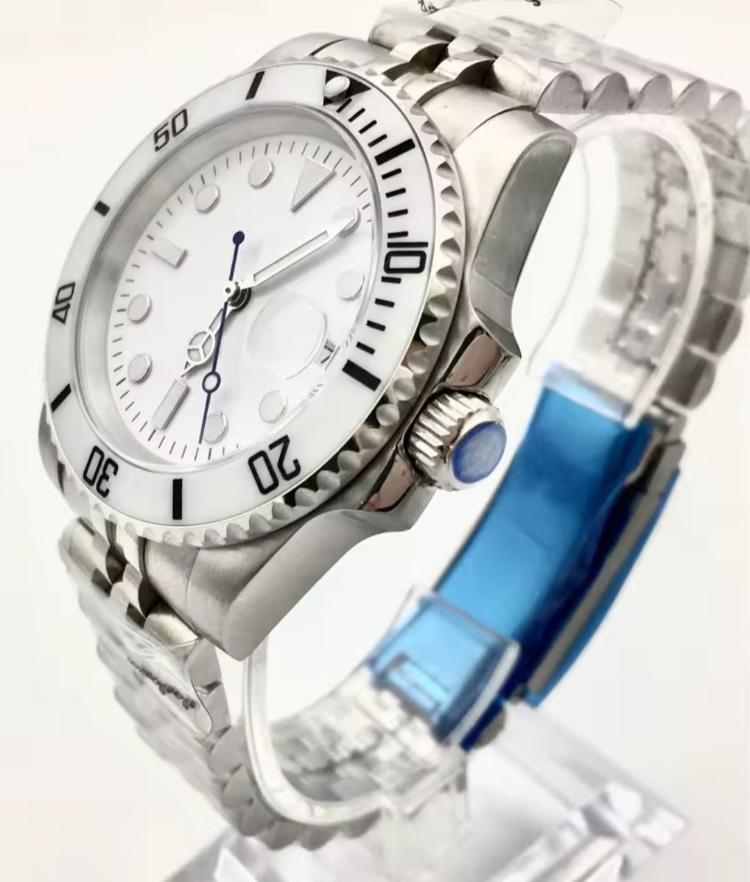 40mm Automatic Diver's Watch – 316L Stainless Steel, Ceramic Bezel, Sapphire Crystal