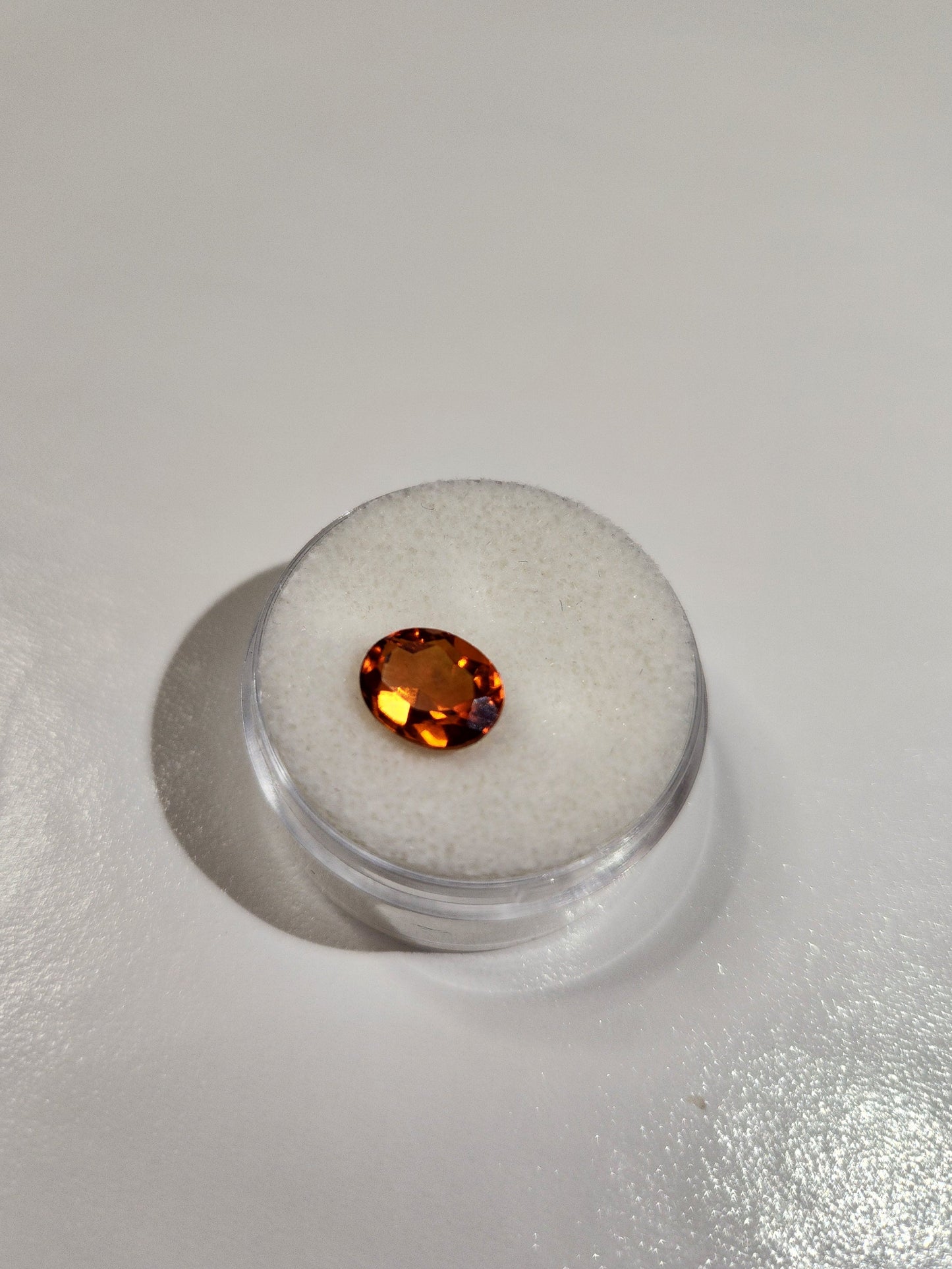 Synthetic Orange Citrine Gemstone