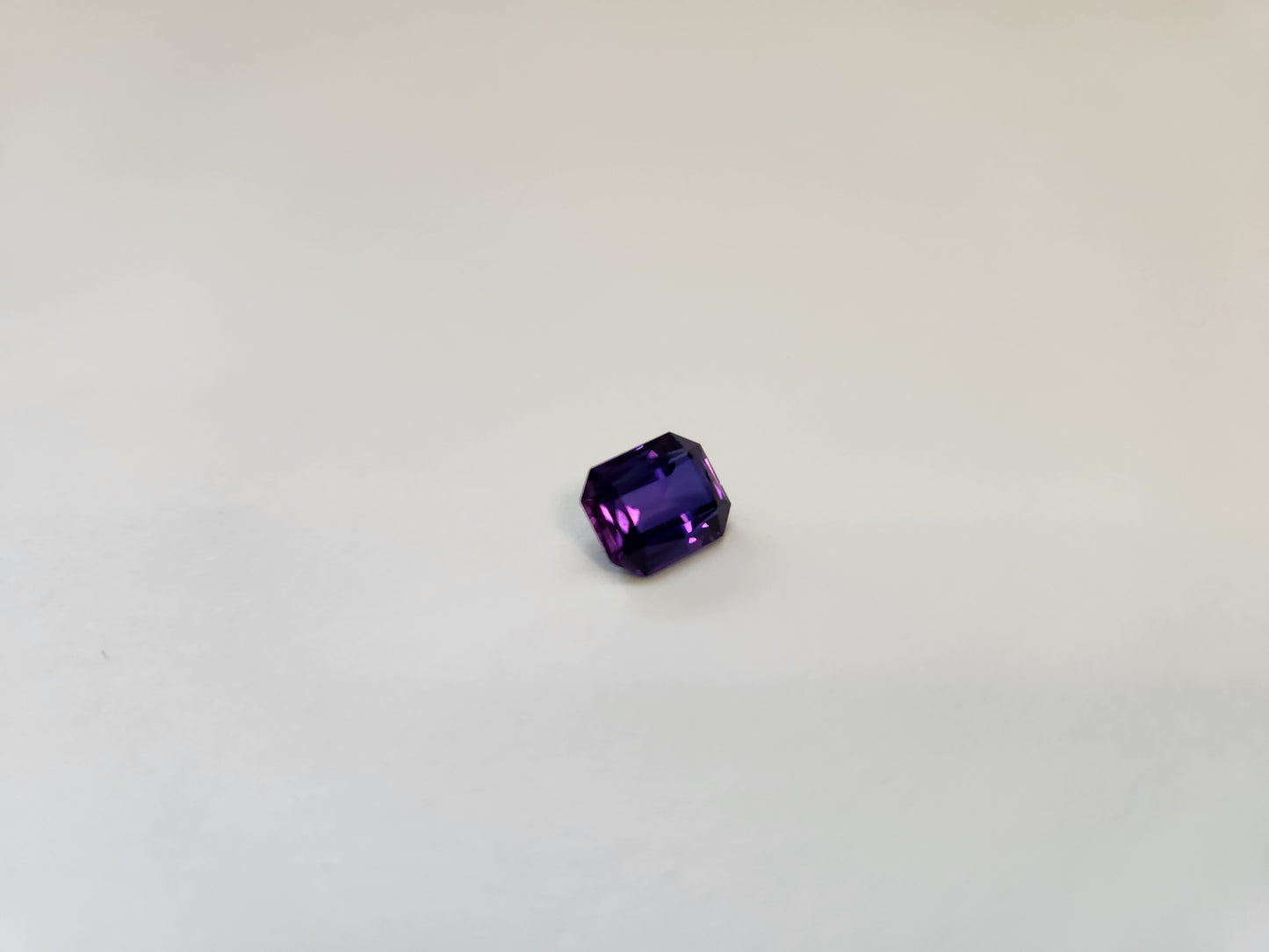 Ships from the USA Lab Created Alexandrite Purple 12 x 10 Gemstone very beautiful 3.70 .ct weight