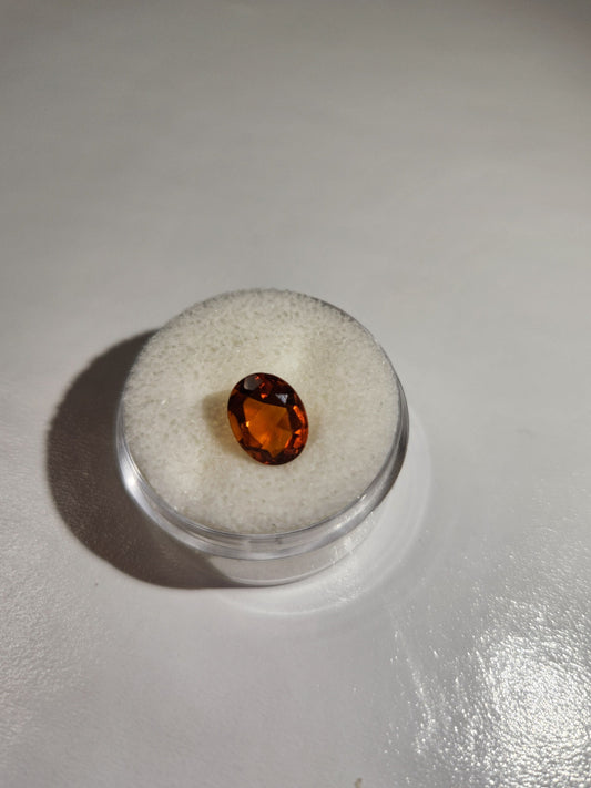 Synthetic Orange Citrine Gemstone