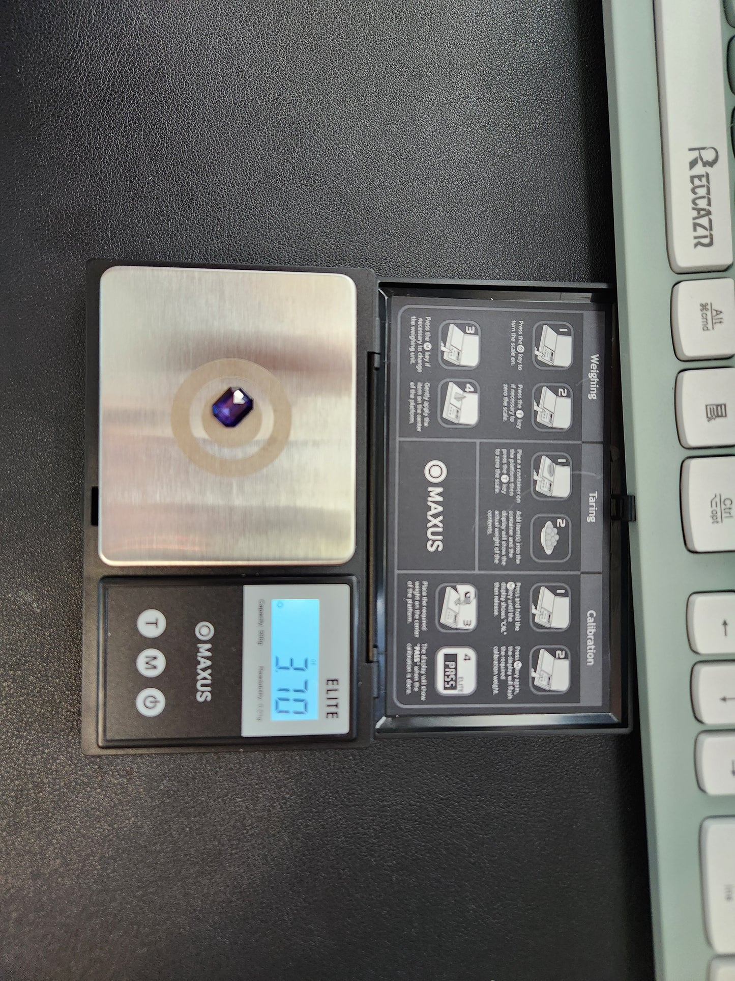 Ships from the USA Lab Created Alexandrite Purple 12 x 10 Gemstone very beautiful 3.70 .ct weight