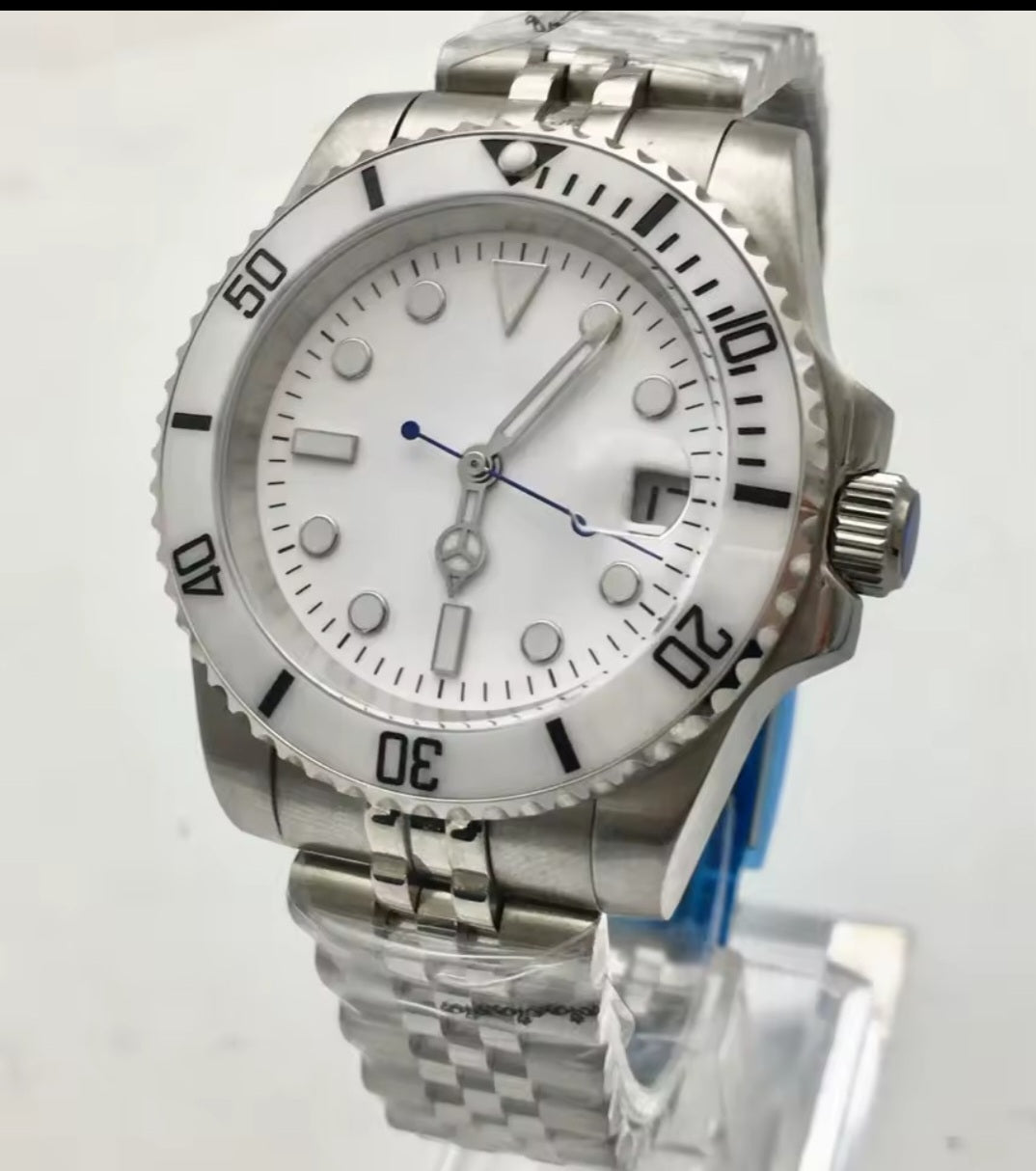 40mm Automatic Diver's Watch – 316L Stainless Steel, Ceramic Bezel, Sapphire Crystal