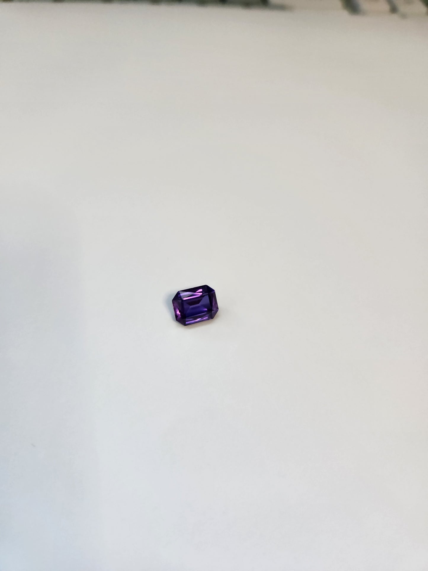 Ships from the USA Lab Created Alexandrite Purple 12 x 10 Gemstone very beautiful 3.70 .ct weight