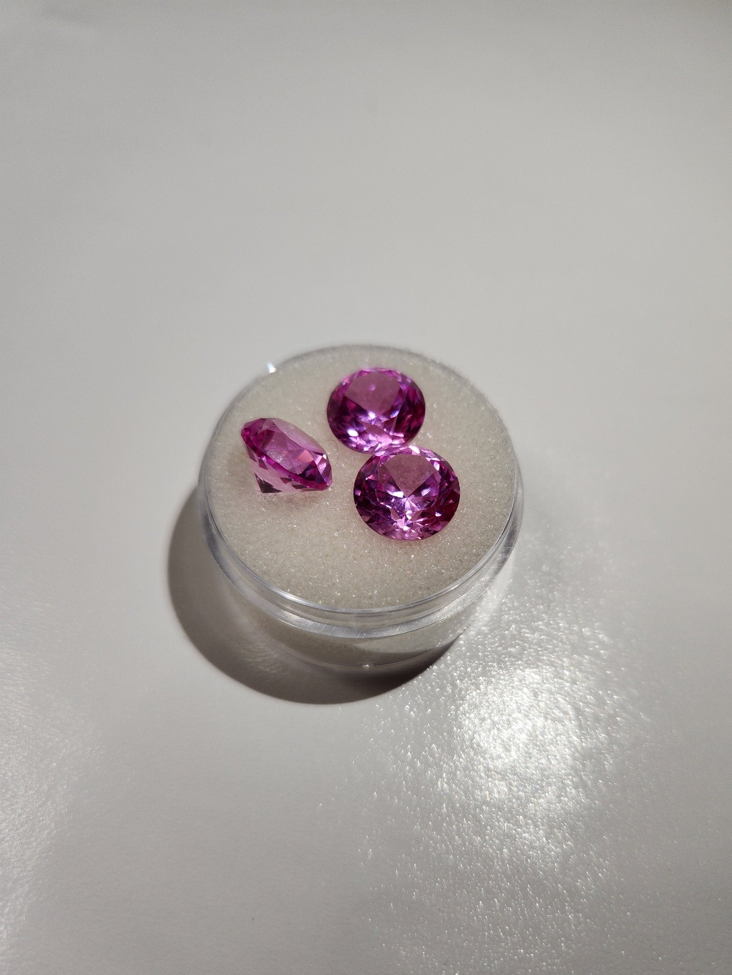 Beautiful Synthetic Pink Amethyst Loose Gemstone Lot (#168)