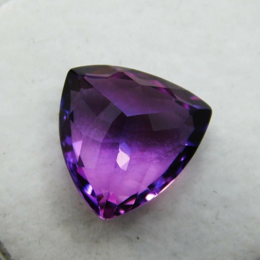 8 Ct Extremely Rare Natural Purple Tanzanite Trillion Certified Loose Gemstone